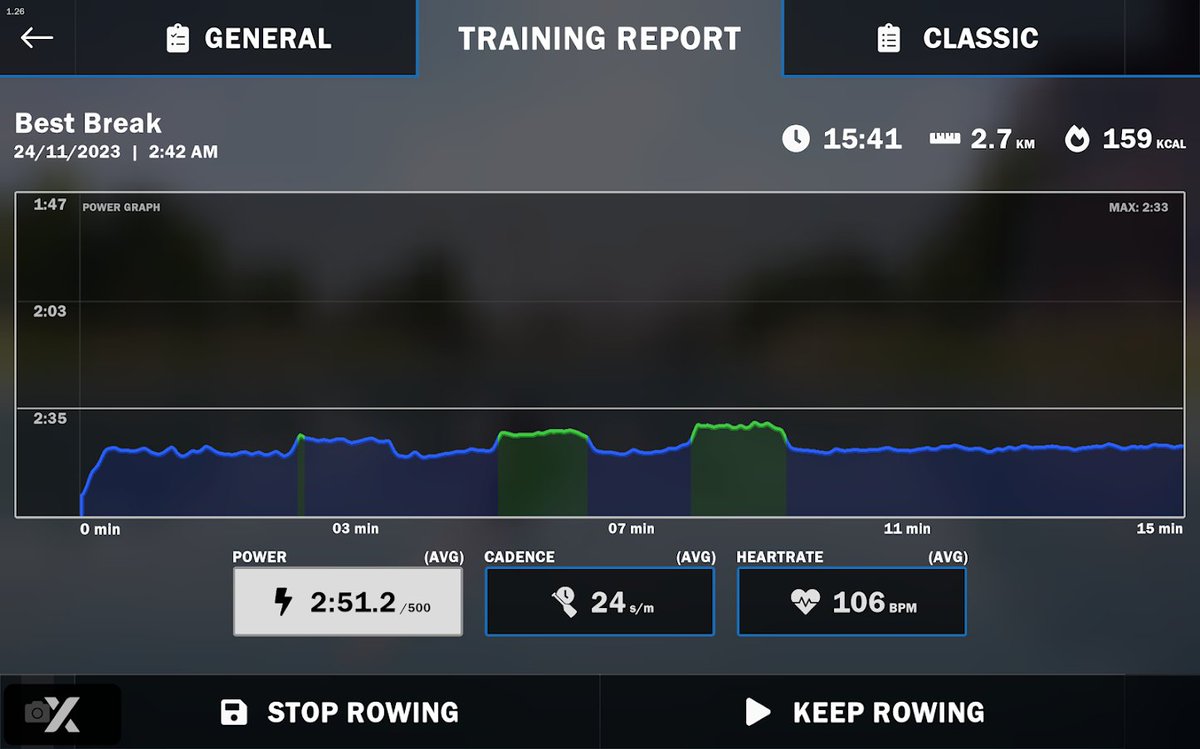 ozbob13's tweet photo. 2.7km structured #trainingrow π£ββοΈπ https://t.co/spwUPJ8jNA