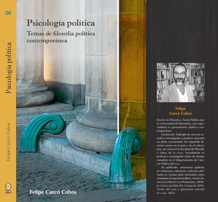 El Departamento de Ciencia Política está de fiesta, este año el profesor Felipe Curcó <a href="/felcurco/">Felipe</a> publicó el libro de Psicología Política además del libro de Teoría de Voto. Aquí la entrevista donde hace un resumen de ambos libros: milmesetas.mx/mesetas/la-fil…