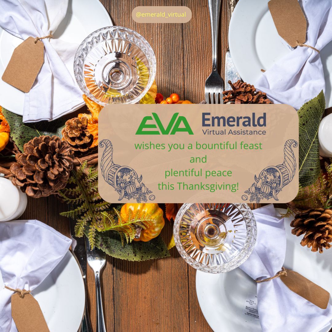 emerald_virtual's tweet photo. There's a place for you at our table. Wishing you and your family a Happy Thanksgiving from all of us at EVA! 🦃 🥧 https://t.co/KnjbsFnce9