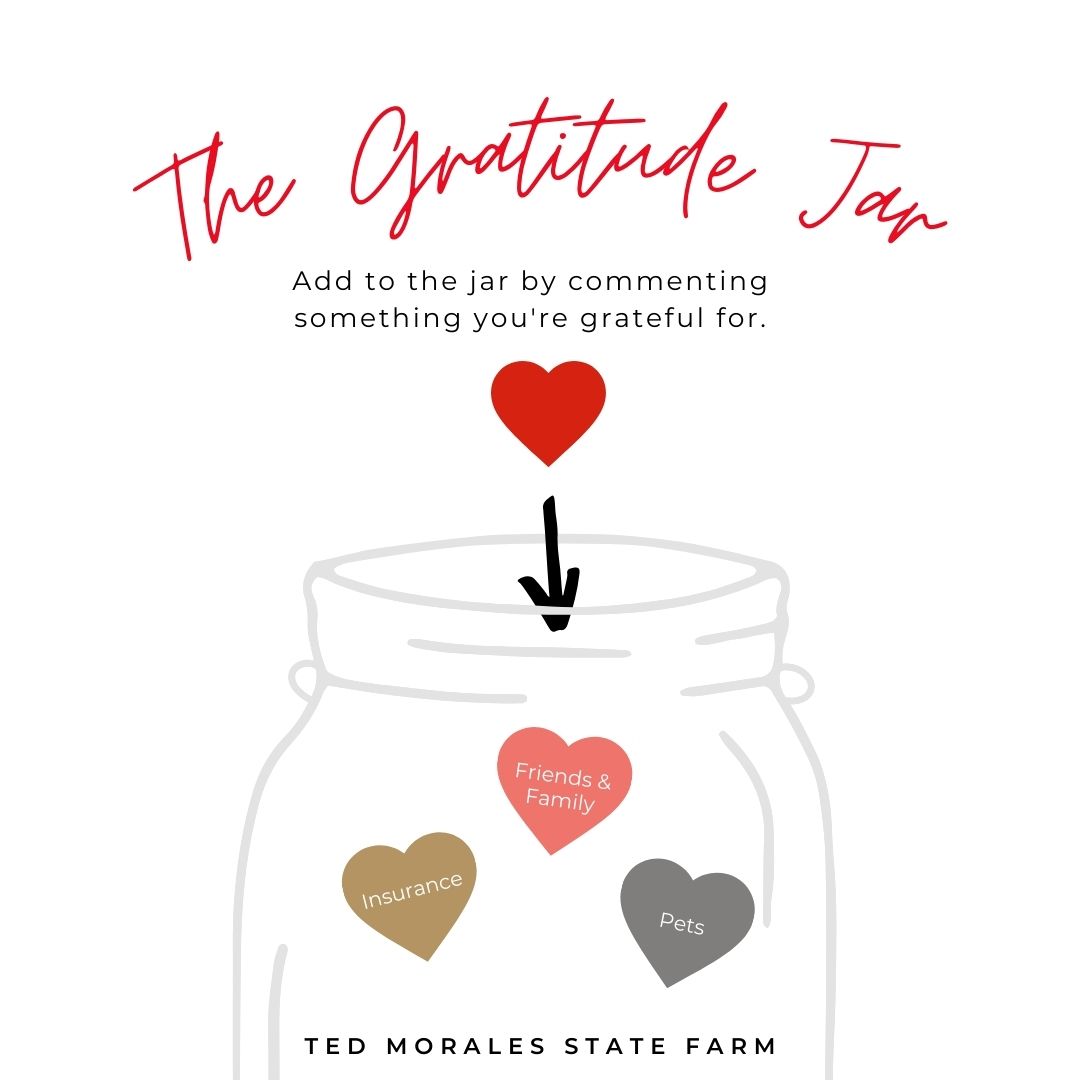 What are you thankful for this #Thanksgiving? Help us fill our jar by sharing your answers in the comment section. May your day be filled with blessings, joy, and the love of those dear to you. Happy Thanksgiving, Good Neighbors! #GratitudeJar #ShareYourThanks
