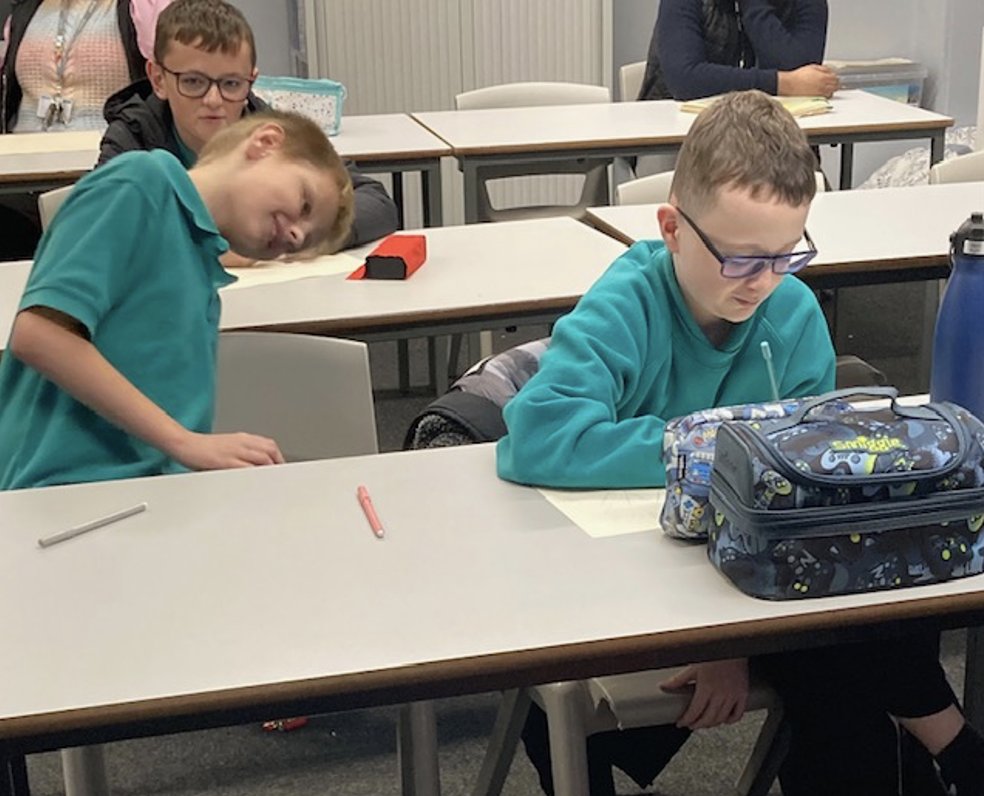 ExpLearningHub's tweet image. Our Wigan School students took part in an Anti-bullying workshop today as part of Anti-bullying week. The theme this year is &apos;Make a Noise about Bullying&apos; 

Some of the students made posters to be displayed in school.