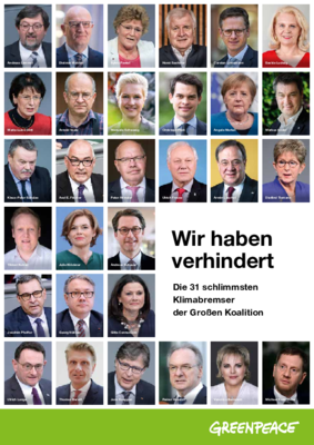 @NurderK @CDU Die Liste der schlimmsten Klimabremser der Koalition. 'Wir haben vehindert'. Nimmt kein Ende #Klimaschmutzlobby