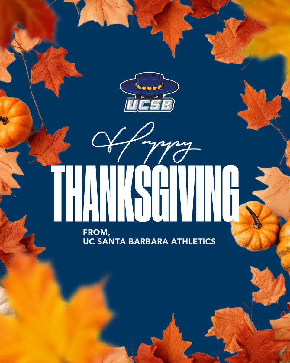 Thankful to all the fans that support our athletes every single day! Happy Thanksgiving from us to you!

#GoGauchos