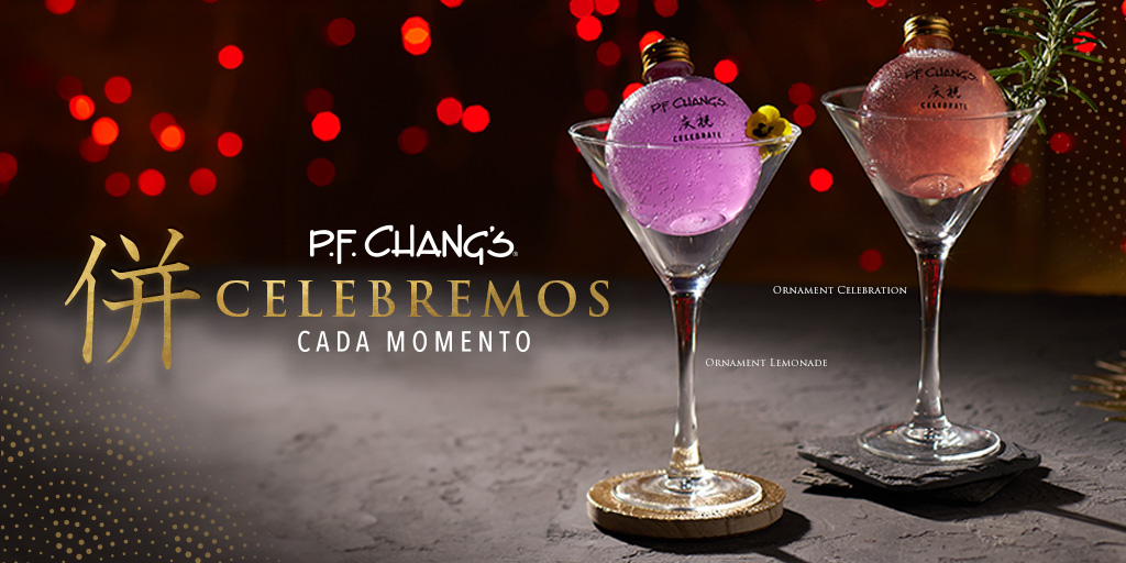 En P.F. Chang’s, todos celebramos con los mejores drinks. 😊Etiqueta a la persona con la que quieres probar nuestras bebidas Ornament de temporada y vengan a disfrutar de la auténtica experiencia asiática en México. 🥢👨‍👩‍👦‍👦🍚