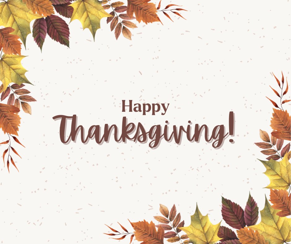 Happy Thanksgiving from your friends at Sauder Village!