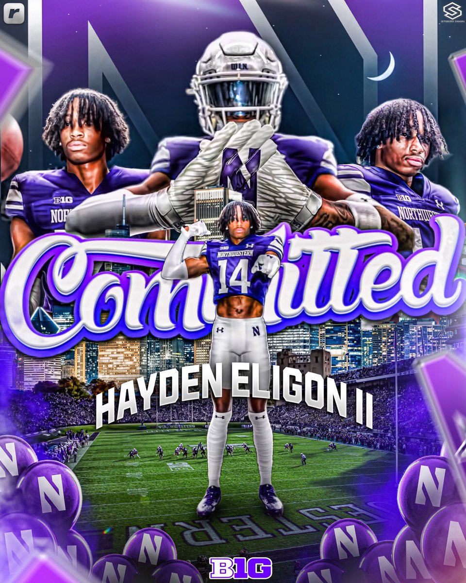 Thankful for the opportunity, 100% committed #GoCats🟣⚪️ <a href="/LosAlFootball/">Los Al Football</a> <a href="/WildcatReport/">Louie Vaccher</a> <a href="/NUFBFamily/">Northwestern Football</a> <a href="/M_Shelton33/">Matthew Shelton</a>  <a href="/NUFBRecruiting/">NUFB Recruiting</a> <a href="/jwindon35/">Joe Windon</a> <a href="/ArmonBinns/">A.B.</a> <a href="/JMeussling/">Jim Meussling</a> <a href="/BDPRecruiting/">Bryan Payton</a> <a href="/CoachC_Foster/">Chris Foster</a> <a href="/liampoland56/">Liam Poland</a> <a href="/TheToddMcShane/">Todd McShane</a> <a href="/tfent2/">TJ Fenton</a> <a href="/kingmao55/">Coach Mao #RILMOM🌺</a> <a href="/Coach_Bowe/">Coach Bowe</a> <a href="/Showcase_Keith/">Keith A. Miller</a>