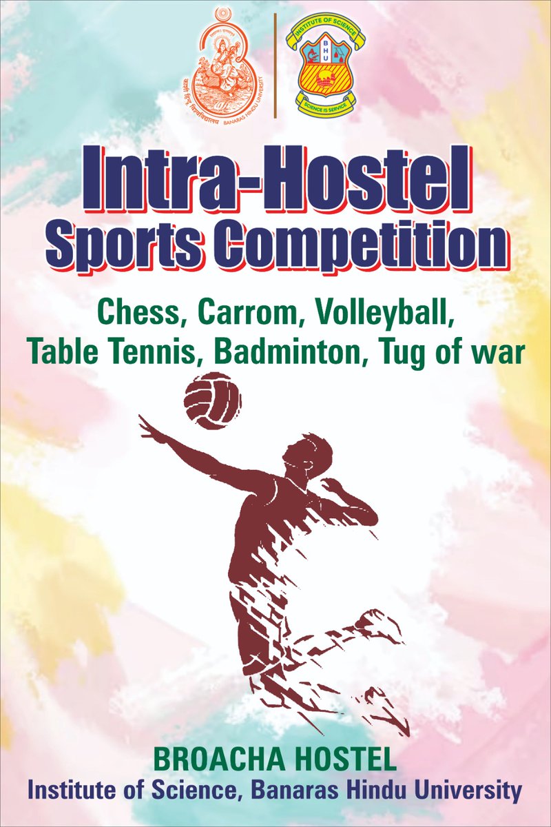 ISc-BHU Student Activities (@studentsiscbhu) on Twitter photo The three-day intra-hostel sports event of Broacha Hostel is underway, featuring thrilling competitions in badminton, chess, table tennis, carrom, volleyball, and tug of war. 🏆 <a href="/bhupro/">BHU Official</a> <a href="/DeanScienceBHU/">Dean, Faculty of Science</a> <a href="/dsw_bhu/">Dean of Students, BHU</a> The three-day intra-hostel sports event of Broacha Hostel is underway, featuring thrilling competitions in badminton, chess, table tennis, carrom, volleyball, and tug of war. 🏆 <a href="/bhupro/">BHU Official</a> <a href="/DeanScienceBHU/">Dean, Faculty of Science</a> <a href="/dsw_bhu/">Dean of Students, BHU</a>