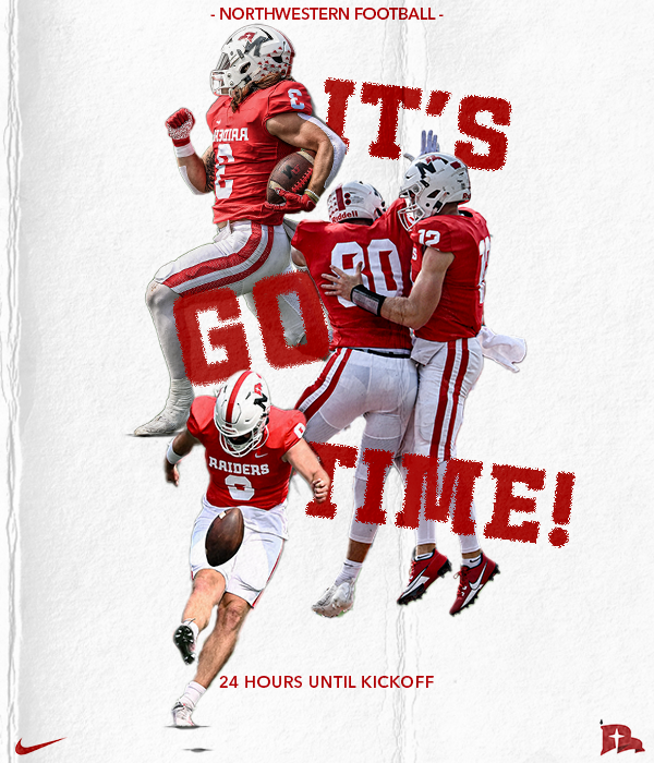 𝙏𝙤𝙢𝙤𝙧𝙧𝙤𝙬... ⏳

We're 2️⃣4️⃣ hours away from kicking off the <a href="/NAIA/">NAIA</a> Football Championship Series (FCS) Second Round at De Valois!

#RaidersStandOut | #ChooseExcellence