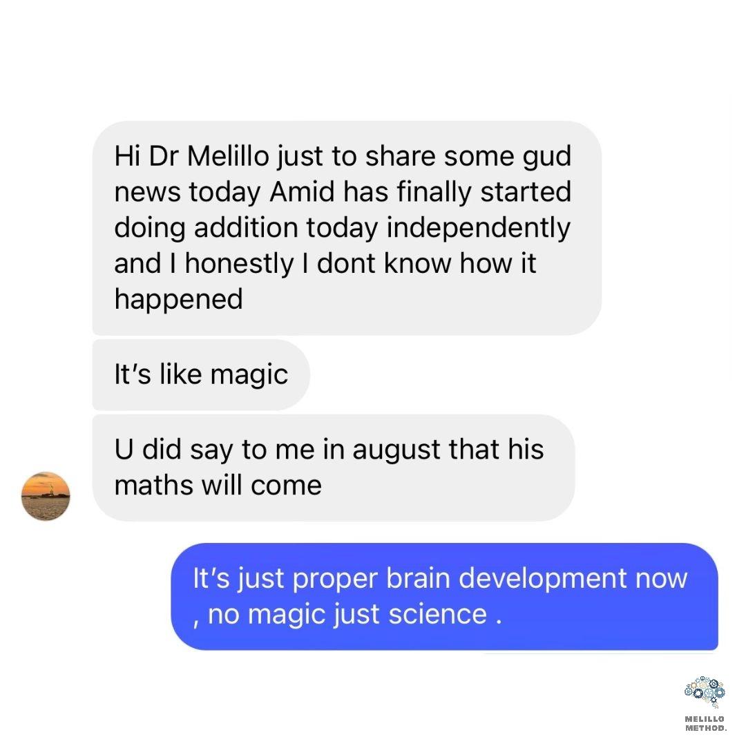 DrRobMelillo's tweet photo. Neuroplasticity provides amazing opportunities to correct neurodevelopmental issues - no magic, just science 🔬💫  #neuroplasticity #neurodevelopment #sciencenotmagic 🧠

For information about an in person or virtual consultation head to https://t.co/cpU5hhTLz5 https://t.co/NKT0IfDXYk