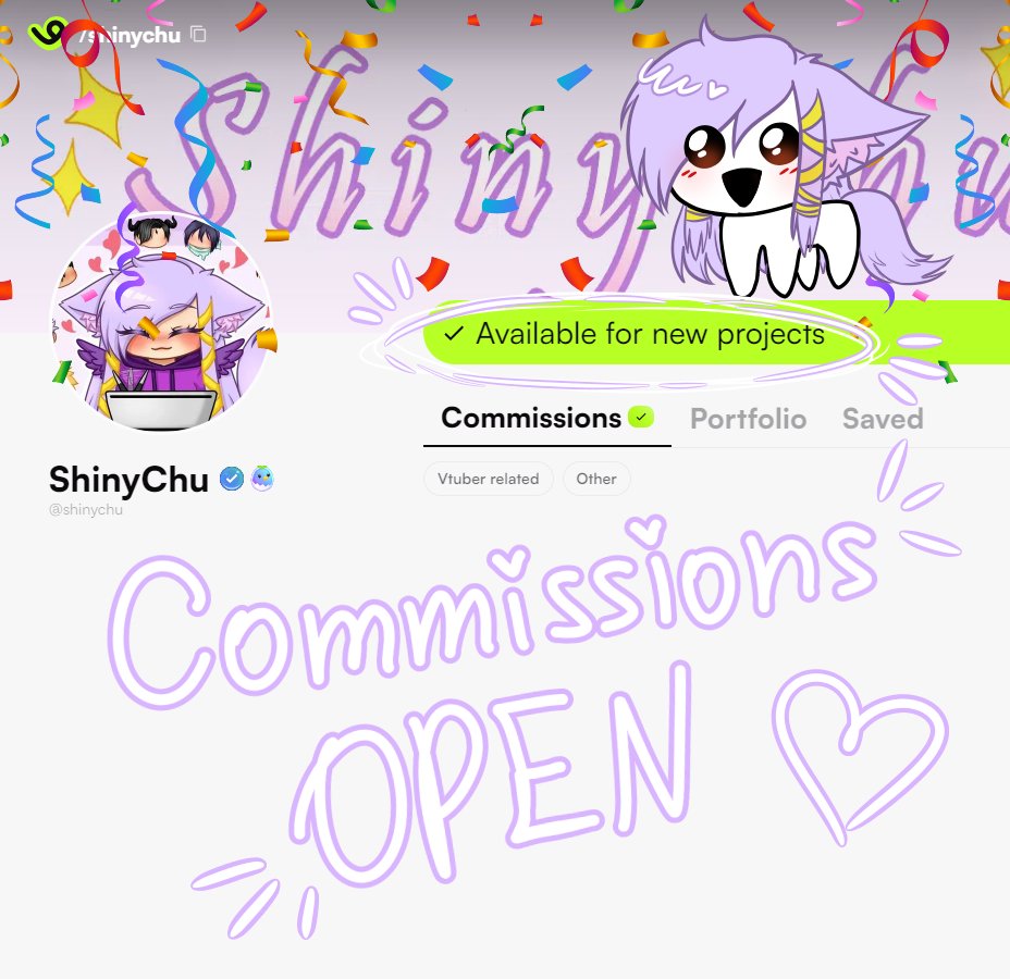 💜ShinyChu💜 COMMS OPEN 💜 tweet media