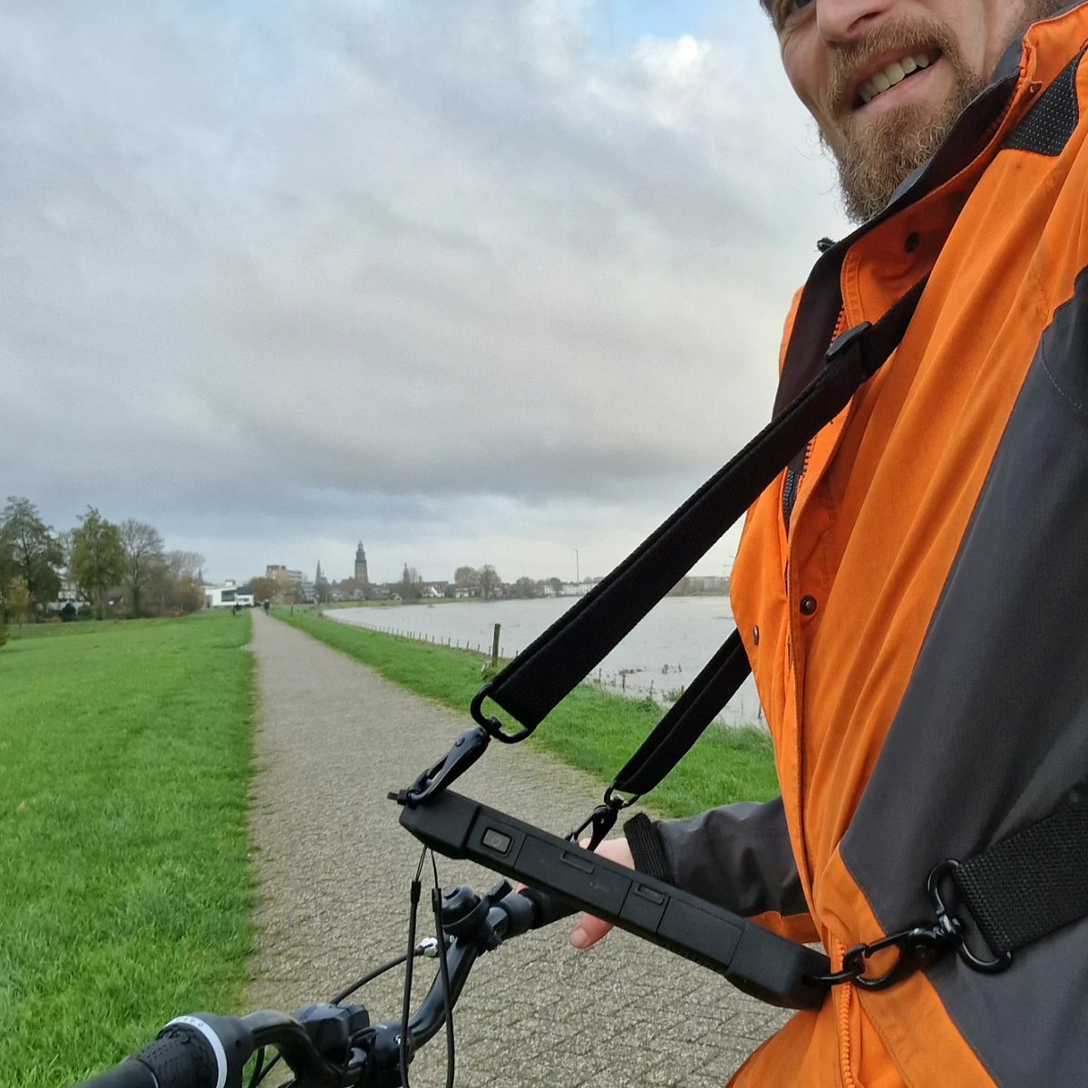 In een paar dagen kriskras door Zutphen gefietst voor de uitvoering van de jaarlijkse controle bomen. Zo zie je nog es wat en kom je nog eens ergens😁🙃