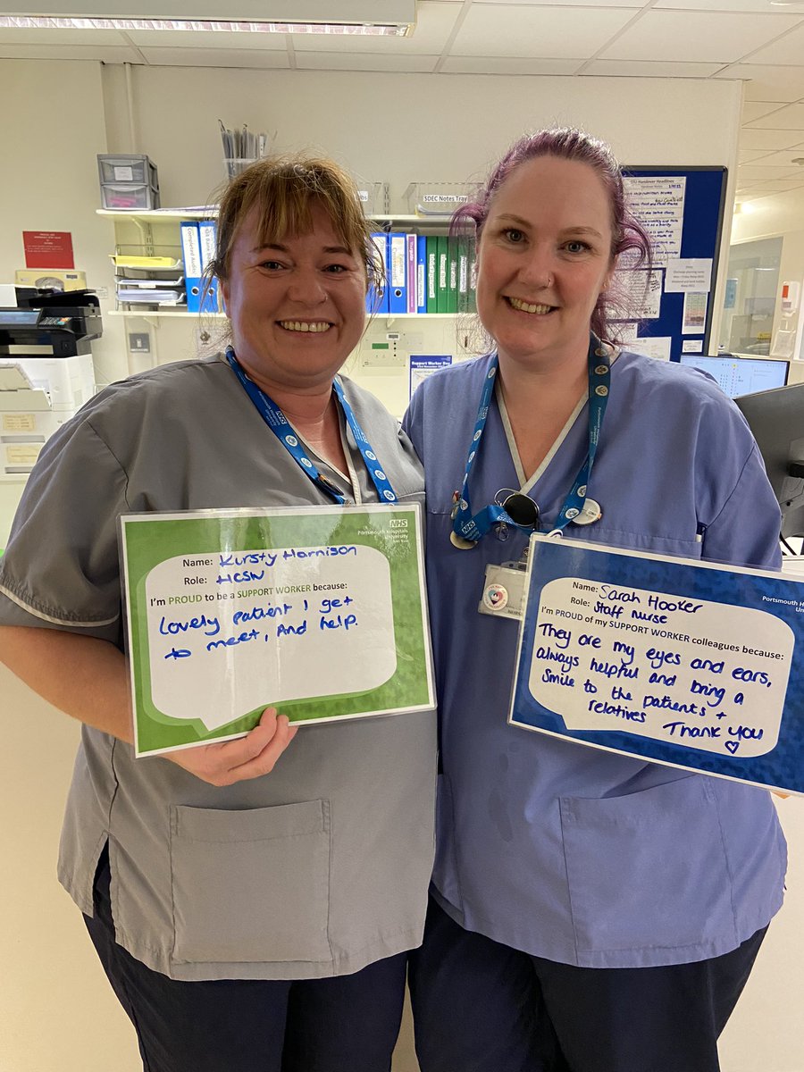 gac2212's tweet photo. Healthcare support worker day and here are just a few of our lovely support staff across AMU and SSU. Thank you for all your hard work it doesn’t go unnoticed. #NursingSupportWorkersDay @AMUSDECPHU @SsuAmu @PhuWorkforce @KrissieArnott https://t.co/evcx26HOe9