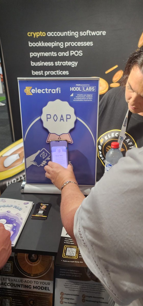 🟧 electrafrost.btc 🏹 (@electra_frost) on Twitter photo If there was an award for best looking most fun stand at <a href="/AccountingBExpo/">Accounting & Business Expo</a> we'd have won it! That was the feedback. What a buzz introducing crypro-curious accountants to their first digital wallet, utility NFTs and crypto accounting with <a href="/poapxyz/">POAP - Bookmarks for your life</a> <a href="/hodllabsxyz/">HODL Labs - POAP Agency</a>,l and <a href="/AEM_Algorithm/">AEM Algorithm | Journaler</a> If there was an award for best looking most fun stand at <a href="/AccountingBExpo/">Accounting & Business Expo</a> we'd have won it! That was the feedback. What a buzz introducing crypro-curious accountants to their first digital wallet, utility NFTs and crypto accounting with <a href="/poapxyz/">POAP - Bookmarks for your life</a> <a href="/hodllabsxyz/">HODL Labs - POAP Agency</a>,l and <a href="/AEM_Algorithm/">AEM Algorithm | Journaler</a>