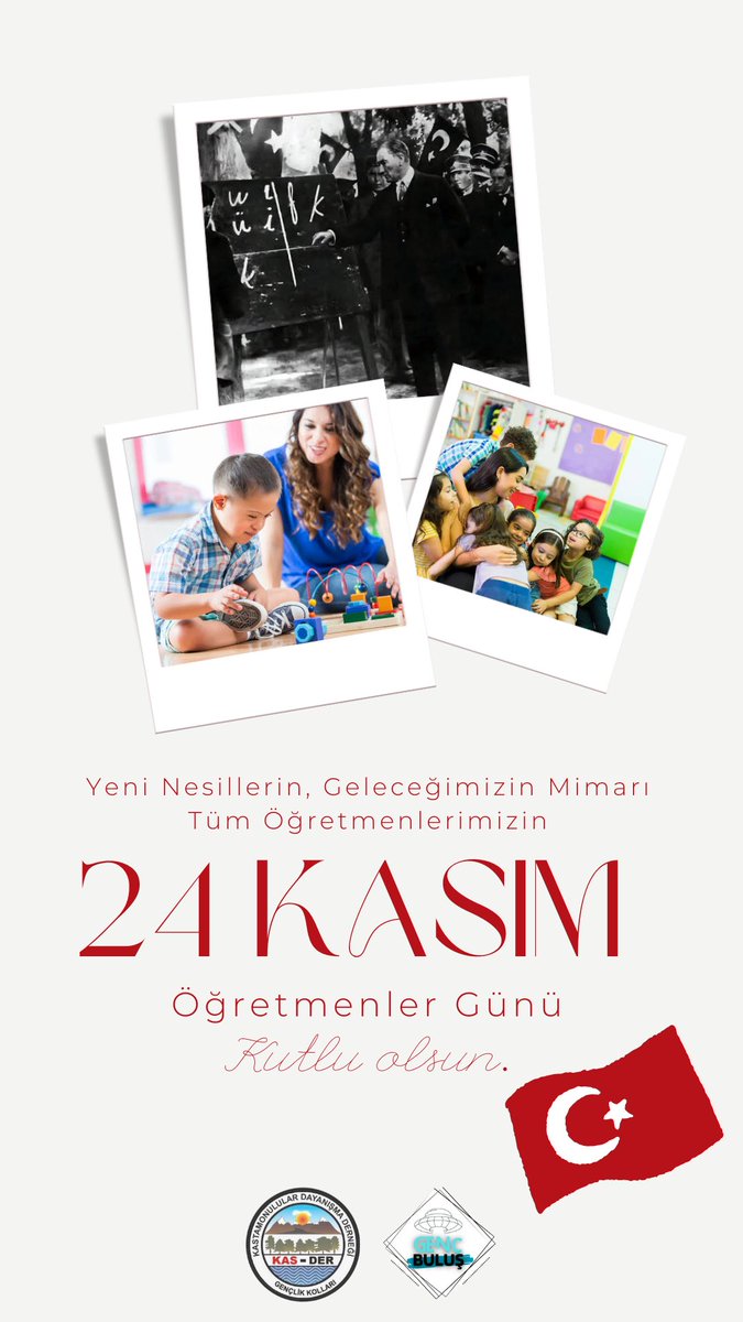 GenclikKasder's tweet photo. Yeni Nesillerin, Geleceğimizin Mimarı Tüm Öğretmenlerimizin 24 Kasım #ÖğretmenlerGünü Kutlu Olsun 💐🤩
@GencBulus https://t.co/StnXEtDQPA