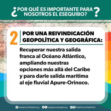 cirmilAPURE's tweet photo. El justo reclamo de Venezuela sobre la soberanía del territorio Esequibo es un asunto de sentimiento nacional; los invito a conocer estas 4 razones de otras tantas que poseemos para defender lo nuestro: ¡EL SOL DE VENEZUELA NACE EN EL ESEQUIBO!

#MiTierraNoSeNegocia https://t.co/FF6C73WNuO