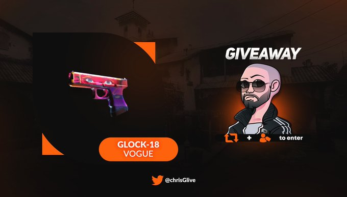 chrisGlive's tweet image. 🔥 Glock-18 | Vogue MW(10)
⏰Rolling in 4 days

- Follow me 
- Tag a friend
- Like &amp;amp; SUB: youtu.be/Yr5-gaZz5LU (post proof)

#freeskins #csgoskinsgiveaway #csgoskinsfree #giveaway #airdrop #csgocases #csgocase #csgoesport #skins #csgoskins #csgo