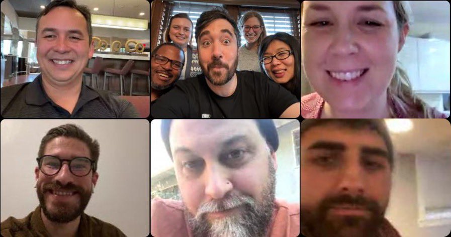 <a href="/TheTwoCities/">The Two Cities</a> Friendsgiving video call

<a href="/porterblepeople/">Chris "Azn enough" Porter</a> <a href="/amber_bowen/">Amber Bowen</a> <a href="/MadisonPierce/">Madison N. Pierce</a> <a href="/jenniferguo/">Jennifer Guo</a> <a href="/DrJADunne/">John Anthony Dunne</a> <a href="/S_E_Tooth/">Sydney Tooth</a> <a href="/brandonhurlber1/">Brandon Hurlbert</a> @N8Warne @lllogannnnn and Rev. Daniel Parham