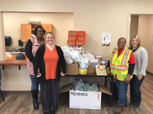 thewesterveltco's tweet photo. Westervelt Lumber, Thomasville, spreading Thanksgiving joy! Teamed up with The Salvation Army for a fantastic food drive.  Donated all collected nonperishables to their pantry, supporting those in need this holiday season!

#WeAreWestervelt #WesterveltCares #WesterveltLumber https://t.co/T8WD0IrPUz