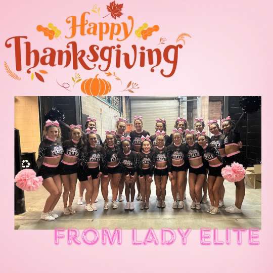 Cea_LadyElite's tweet photo. Happy Thanksgiving from Lady Elite! 💓 https://t.co/F2OwcLrGrj