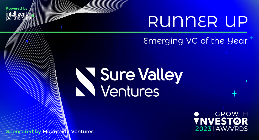 GrowthInvestorAwards (@giawards) on Twitter photo Our Runner Up of 'Emerging VC of the Year' brought to you by <a href="/Mountside_V/">Mountside Ventures</a>
<a href="/SureValley/">Sure Valley Ventures</a>
Great work by the team at Sure valley πππ
#GIAwards23 #ImpactBeyondInvestment Our Runner Up of 'Emerging VC of the Year' brought to you by <a href="/Mountside_V/">Mountside Ventures</a>
<a href="/SureValley/">Sure Valley Ventures</a>
Great work by the team at Sure valley πππ
#GIAwards23 #ImpactBeyondInvestment