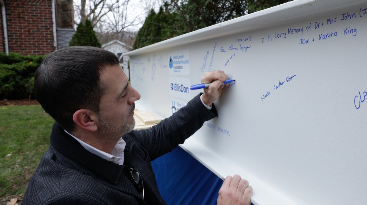 Today we attended the West Lincoln Memorial Hospital Foundation beam signing event alongside our client, <a href="/Marz_Homes/">Marz Homes</a>, who officially kicked off their support for the hospital's foundation. This meaningful collaboration echoes a shared commitment to the community they both serve.