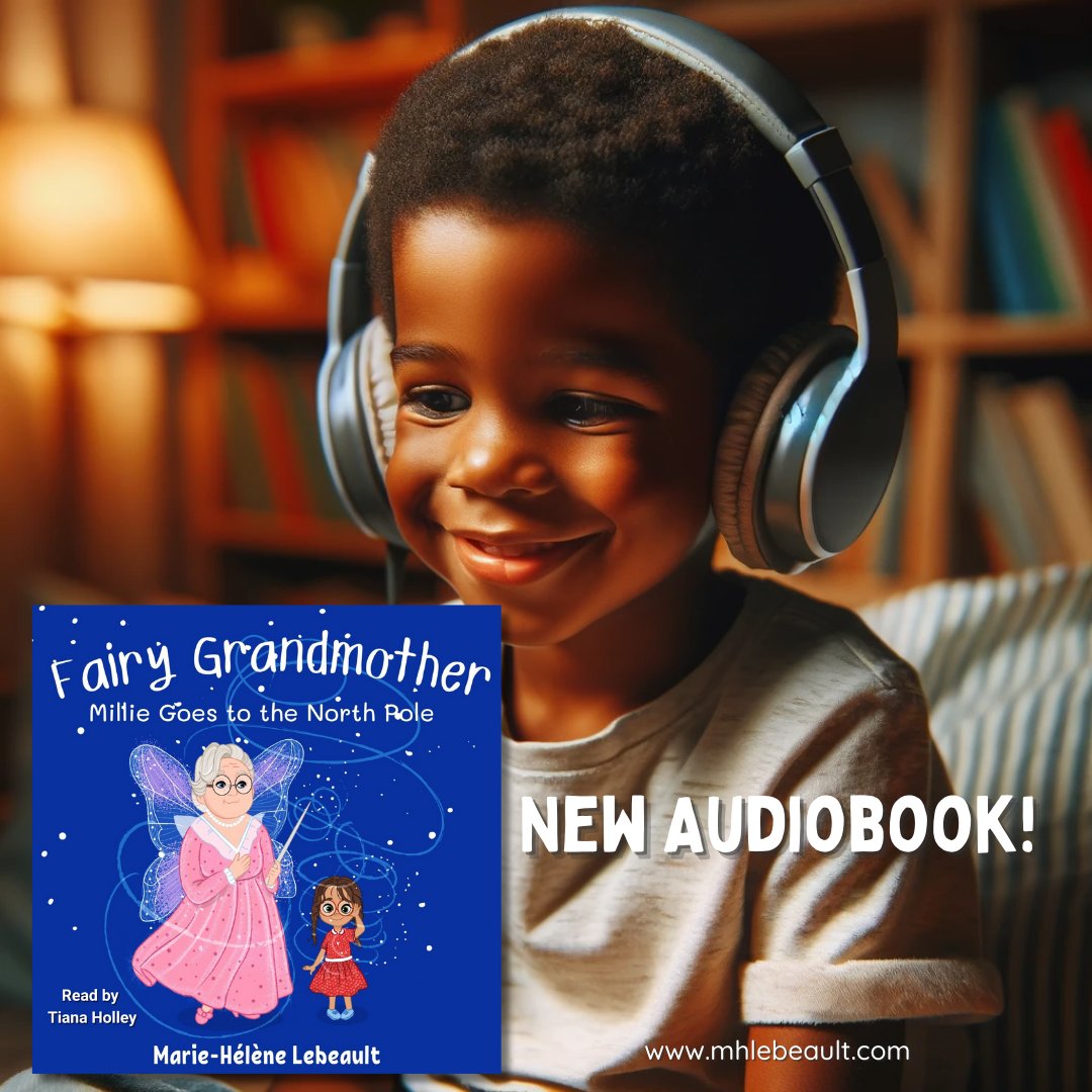 Fairy Grandmother: Millie Goes to the North Pole is now availabe in audiobook., read by the talented Tiana Holley.

books.beachesandtrailspublishing.com/audiobooks/fai…

#audiobook #kidlit #picturebooks #readalong