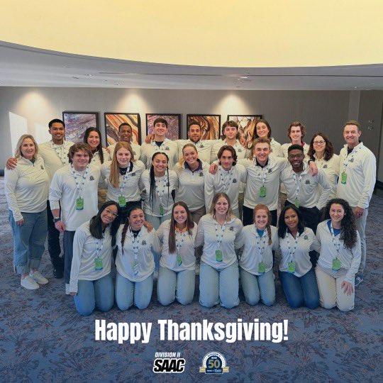 On behalf of DII National SAAC, Happy Thanksgiving! We are incredibly thankful to be able to represent and amplify the voice of DII Student Athletes! #MakeItYours