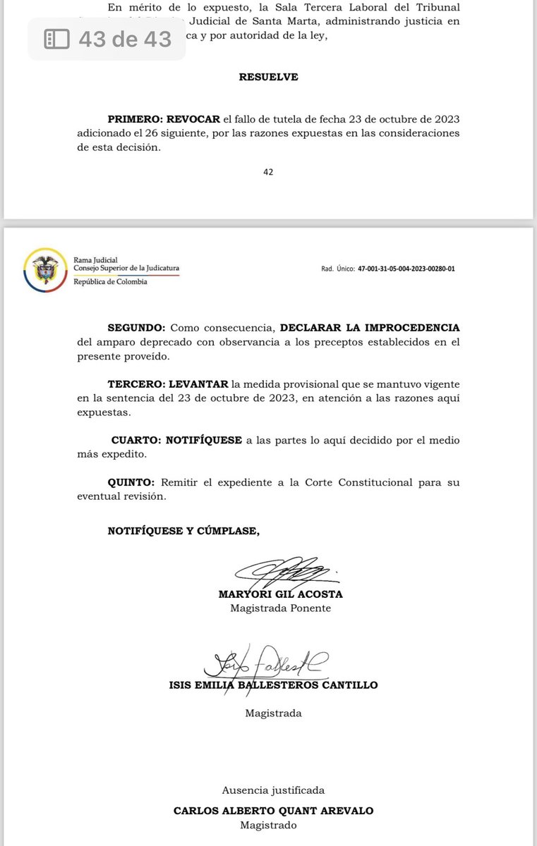 MAndreaNieto's tweet photo. Qué felicidad!! Santa Marta se liberó del clan Caicedo!!! Su nuevo alcalde es Carlos Pinedo!!! Viva Santa Marta Libre !!!!!!!!! https://t.co/9WdyU57rzK