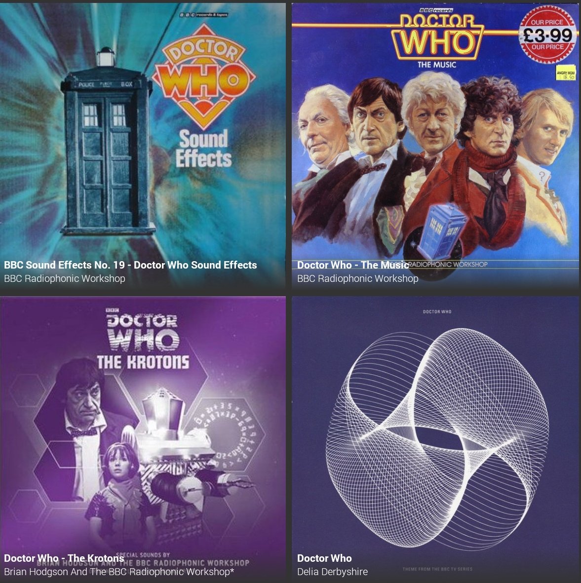 Here is a mini-thread of all my Dr Who vinyl records,
If I can find pictures of them all...

#DrWho #DrWho60YearsToday #drwho60 #daleks #records #vinyl #vinylrecords #scifi #doctorwho #cybermen #radiophonic #radiophonicworkshop #bbc #bbcrecords #soundtrack #ost #soundeffects