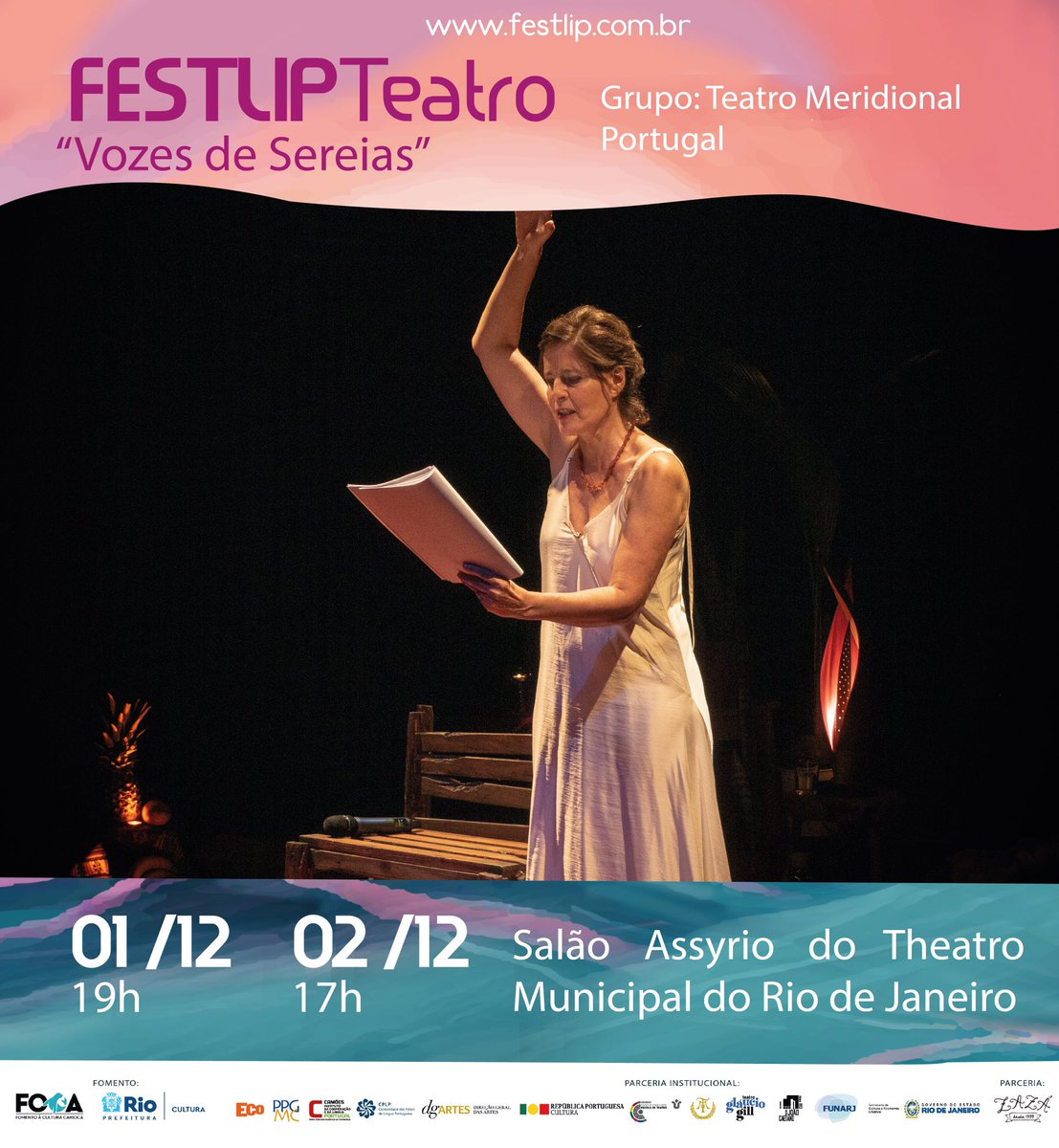 festlip's tweet photo. Venham assistir ao espetáculo Vozes de Sereias nos dias 1 e 2 de dezembro, no Salão Assyrio do Theatro Municipal do Rio de Janeiro.

🎟️ A entrada é gratuita e a retirada de senha acontece 1 hora antes do espetáculo.

Confiraa programação do FESTLIP no site https://t.co/dTjQ2aFWlJ https://t.co/21U2c8KVgY