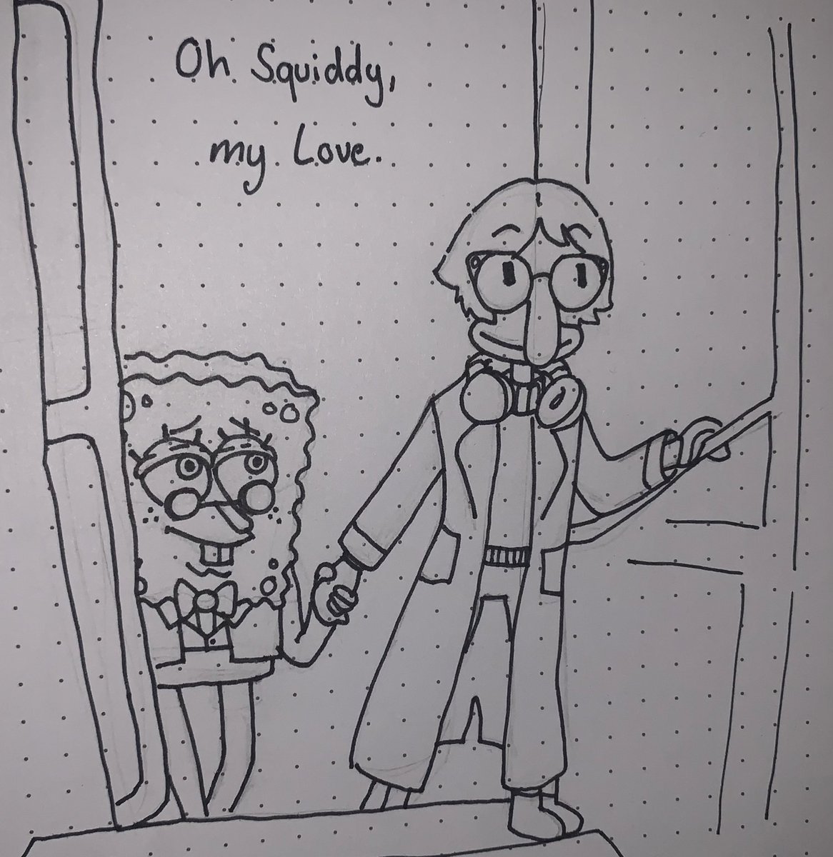BaumKatze_'s tweet photo. what if betty and simon were actually mlm and also squidbob https://t.co/UQVELSEBaW