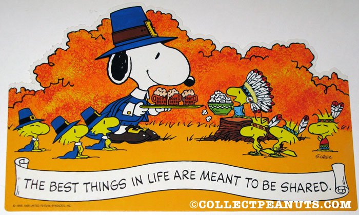 The best things in life are meant to be shared.
Happy Thanksgiving!