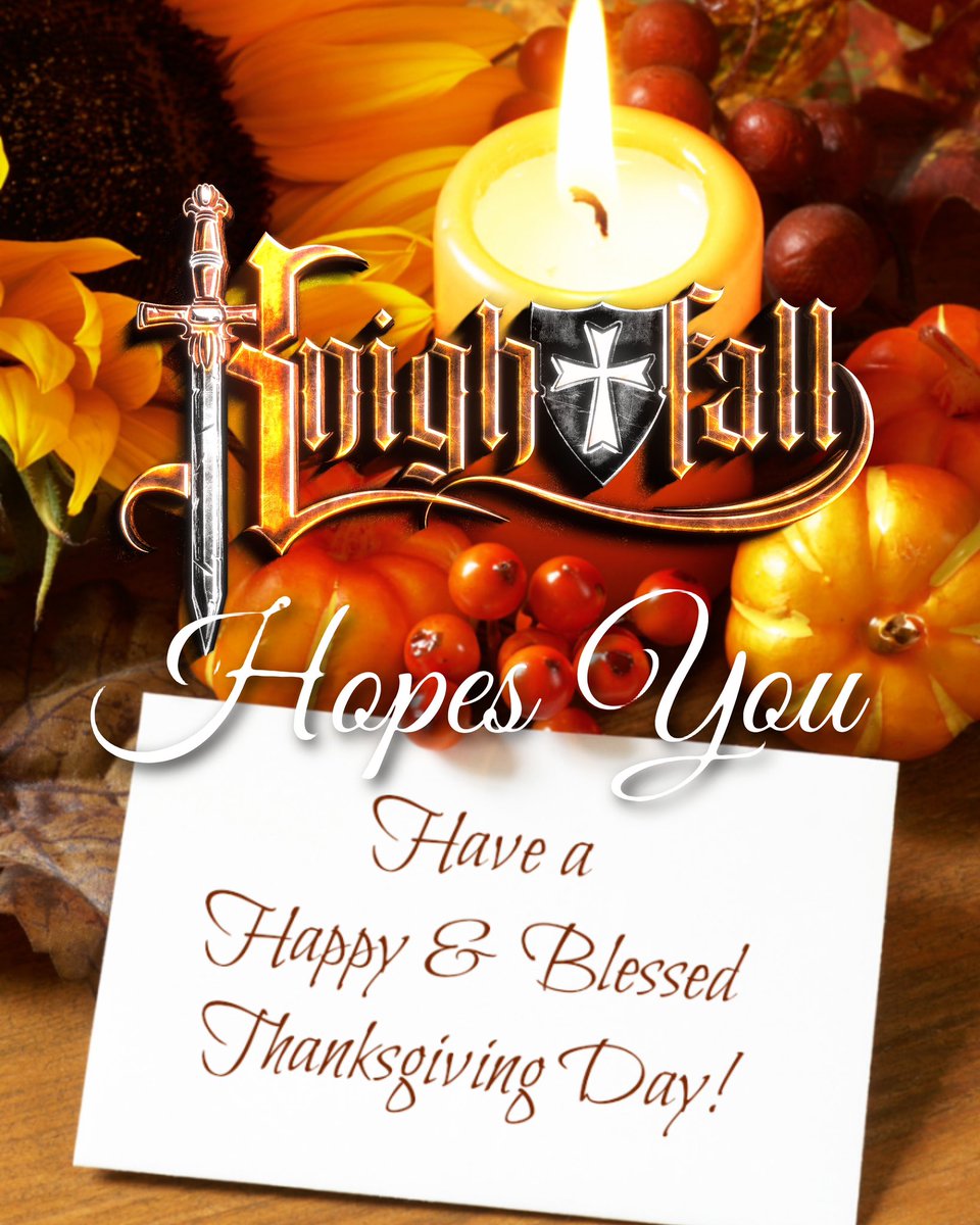 Knightfallband's tweet image. Happy Thanksgiving Knights!
