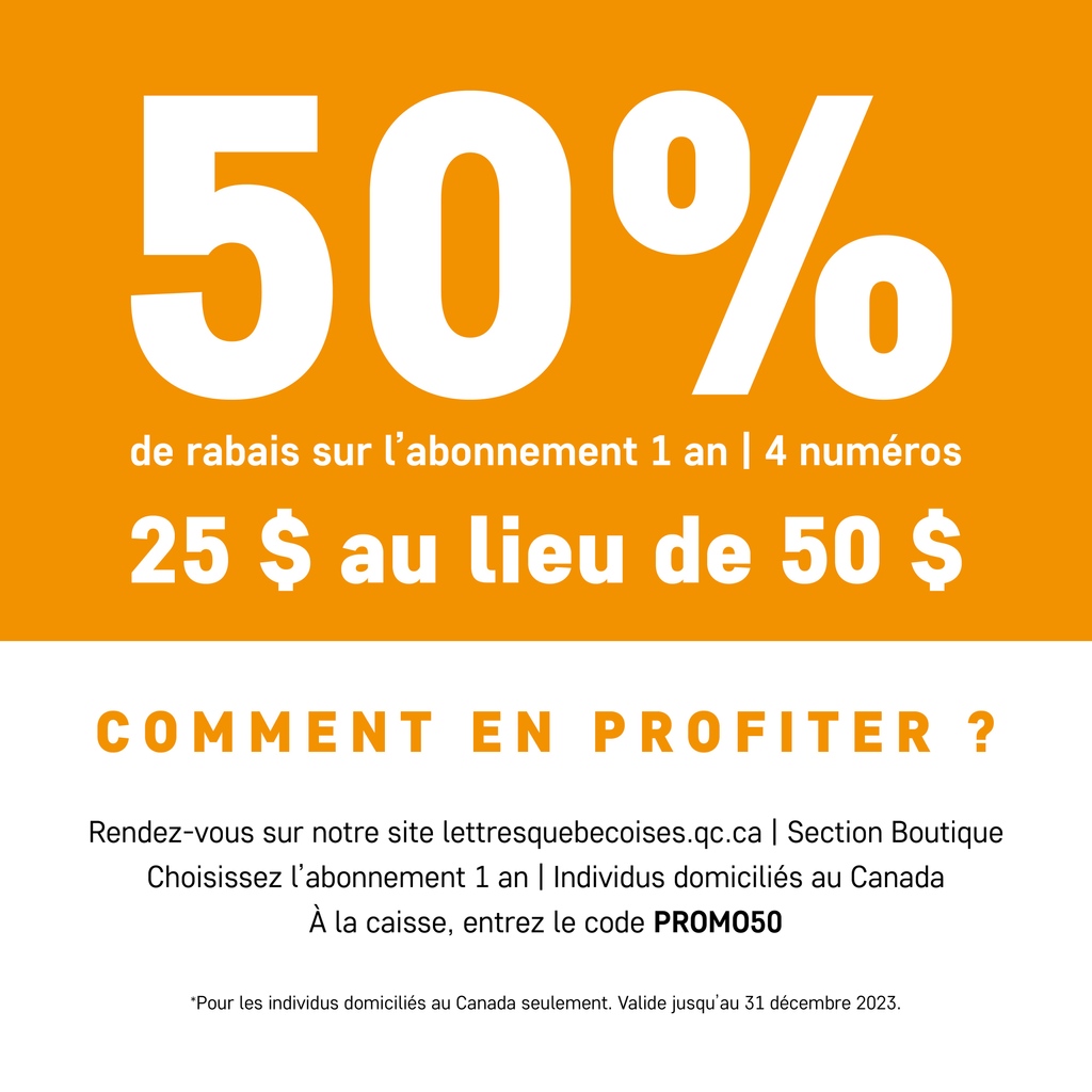 NOËL ARRIVE EN AVANCE CHEZ LQ

💥Profitez d’une promotion de 50% sur l’abonnement d’un an / 4 numéros à la revue jusqu’au 31 décembre! Il s’agit de l’occasion parfaite pour offrir LQ en cadeau ou pour vous gâter à l’approche des fêtes ---&gt; l8r.it/mwH8