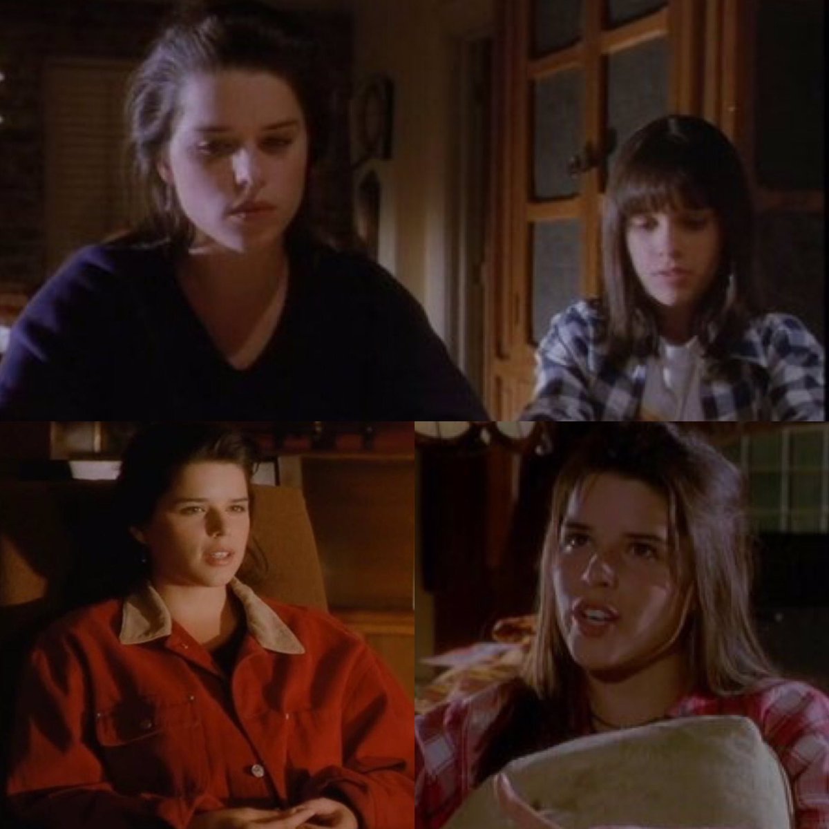 Neve Campbell in Party of Five Thanksgiving episode in season 1 with Lacey Chabert