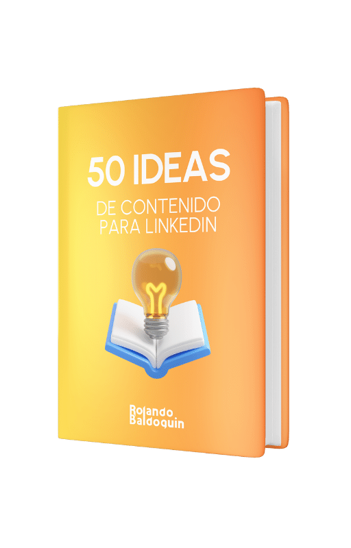 ¿No sabes qué publicar en LinkedIn? ¿Te cuesta dar el primer paso?🤔

En este ebook te comparto 50 ideas de contenidos enfocadas 100% para LinkedIn. 

Sigue leyendo que más abajo está lo interesante 👇🏻👇🏻