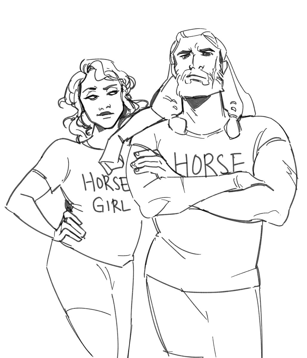 andromache and hector matching t shirts