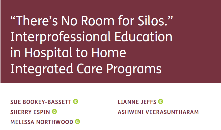 suebb934's tweet photo. How do we train healthcare professionals to work in integrated models of care? Check out our new publication hot off the press. 
@JeffsLianne 
@northwoodRN 
@sherry_espin 
@NursingTMU 
@researchTMU 

https://t.co/XTB82esnBp https://t.co/NWpUewfpt7