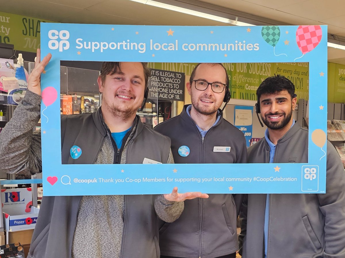 AndyBeaz91's tweet photo. A few photos from last week celebrating what our members do for the local community @coopuk https://t.co/YFES7fh7OO