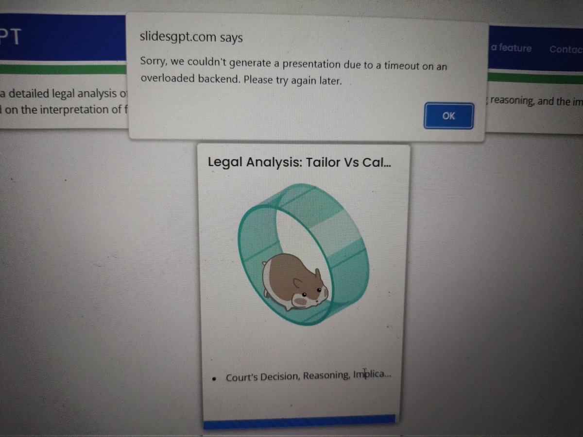 imakashaman's tweet photo. I'm facing issues while using SlideGPT. It's showing an error. @slidesgpt https://t.co/MPTv5mOVDx