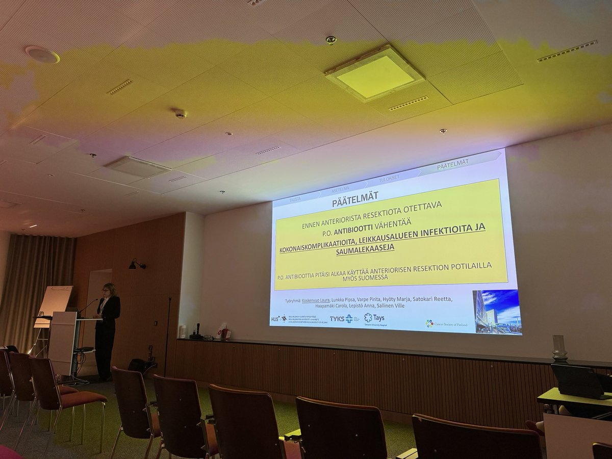 Ville Sallinen (@villesallinen) on Twitter photo Finnish Surgical Week - Strong performance by our research group
Top science among all surgical disciplines - <a href="/LauraKoskenvuo/">Laura Koskenvuo</a> with MOBILE2 trial
GI Surgery awards:
1st prize Karoliina Jalava with PERFECT trial
2nd prize <a href="/ratypanu/">Panu Rรคty</a> with clinical decision scoring for SBO Finnish Surgical Week - Strong performance by our research group
Top science among all surgical disciplines - <a href="/LauraKoskenvuo/">Laura Koskenvuo</a> with MOBILE2 trial
GI Surgery awards:
1st prize Karoliina Jalava with PERFECT trial
2nd prize <a href="/ratypanu/">Panu Rรคty</a> with clinical decision scoring for SBO