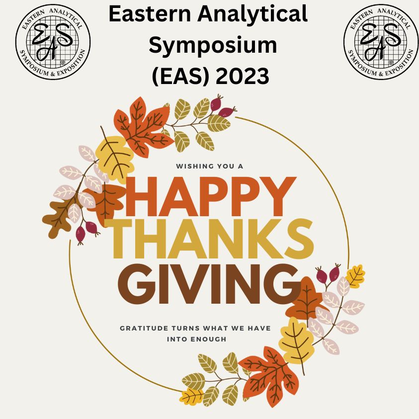EASorg's tweet photo. Happy Thanksgiving!
From EAS Family
#EAS2023 https://t.co/LvpLqnbPxH