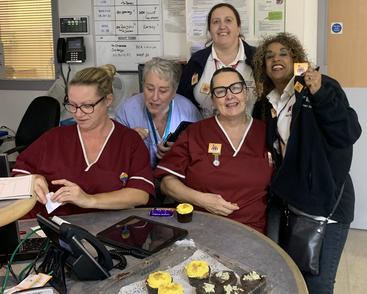 RoaqahS's tweet photo. Celebrating Healthcare Support Workers Day at the Friarage 🥳🥳 Lovely to see you all and thank you for all you do 🥰 ⁦@theRCN⁩ ⁦@RCNNorthern⁩ ⁦@RCN_Press⁩ ⁦@SouthTees⁩ #NursingSupportWorkersDay https://t.co/Ufy5g90Beb