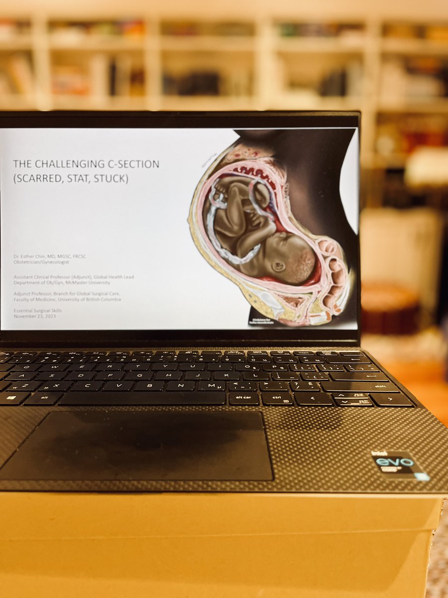 This week’s Essential Surgical Skills (ESS) lecture for GPs @doctorswithoutborders in South Sudan 🇸🇸- “The Challenging C-section - Scarred, STAT, Stuck” 🌐
. 
C-sections are among the most ubiquitous procedure performed at district hospitals in LMICs. In many countries…🧵