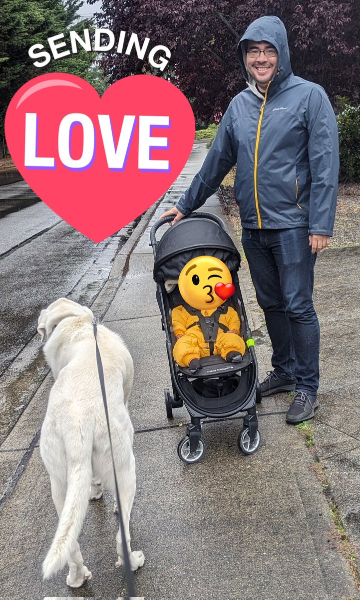 Just wanted to put it out there in the world, that I am very grateful for everything in my life right now. My family and friends are all in good health. I have this adorable new human and an amazing partner to love. No stream today, I'll tease you all with pictures of food later!