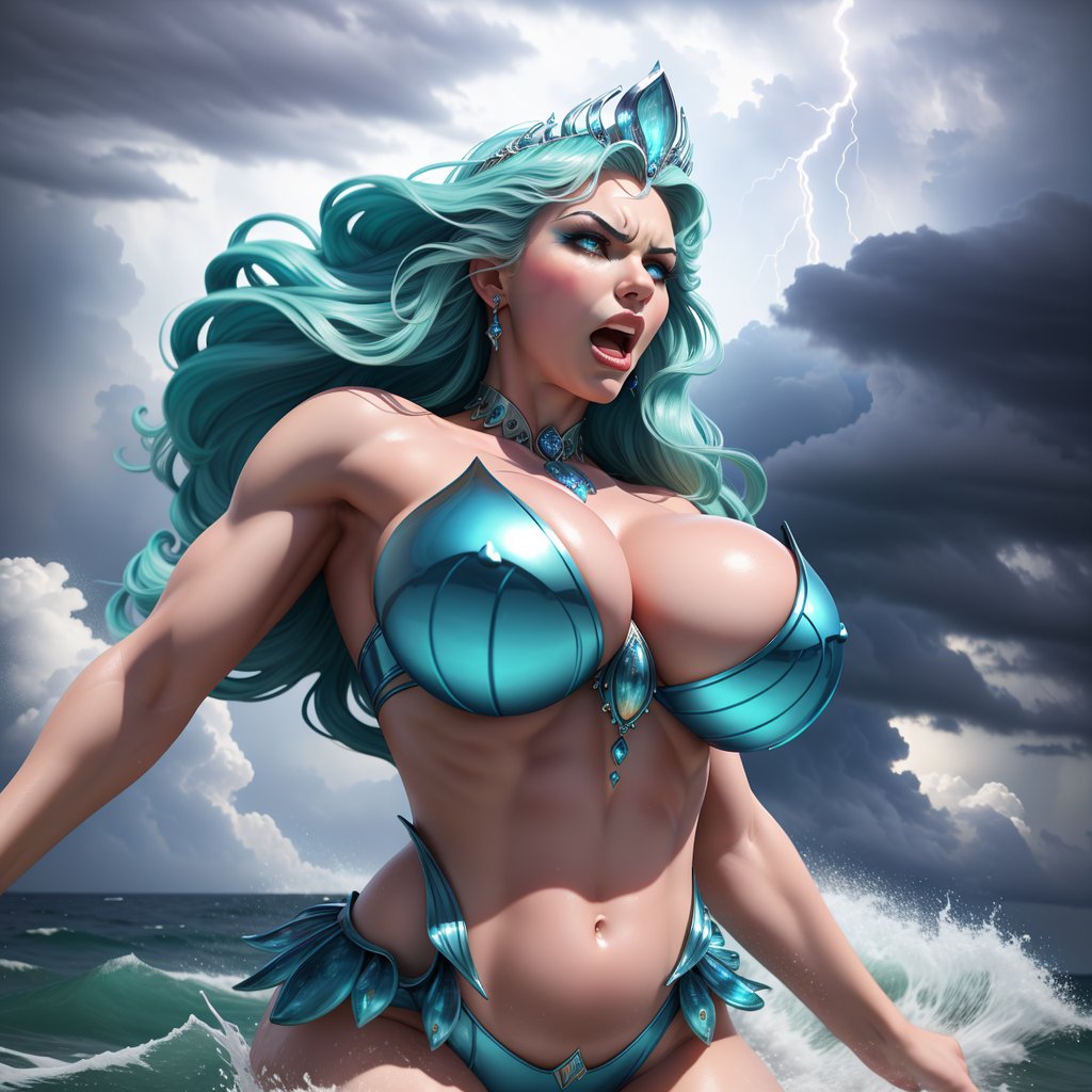 Poseidon, Goddess of the Sea

#digitalart #digitalgirl #mythology #poseidon #aigirl #picoftheday