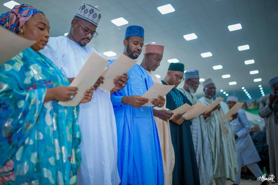 Yesterday, I took the Oath of Allegiance as the Special Adviser on Trade and Commerce to the executive Governor of Jigawa State.

I was sworn-in by the Jigawa State Governor, H.E. Malam Umar Namadi @u_danmodi. May God grant me His ease in carrying out my responsibilities, Amin.