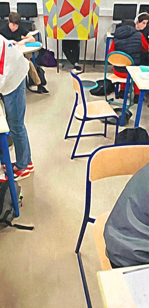 CMflexible's tweet photo. En groupe, binôme, seul ou isolé... mais au travail! Entraide et coopération #classeflexible en #Lp https://t.co/HJOVTYw9fo