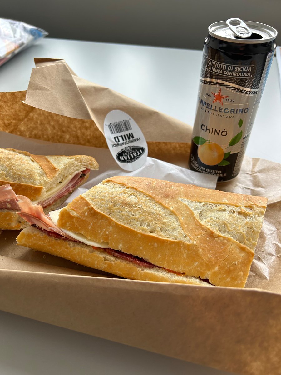 It’s #lunchtime in #Calgary
No better chow than a panino from @italianctrYYC 
AND a #chinotti
#yyceats