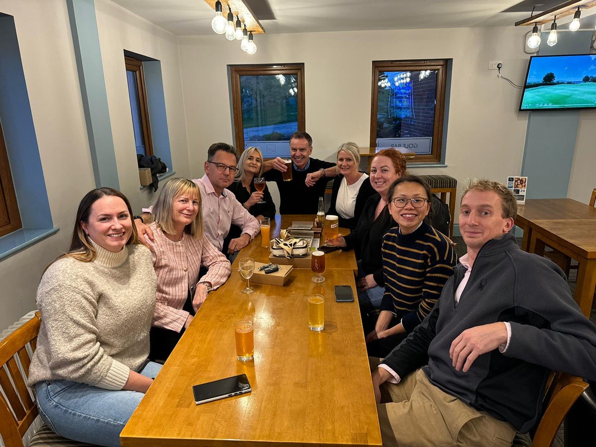 Well deserved pint after an incredible away day with the UHPcolorectal team. Lots achieved , outstanding discussions and the bones of a strategy which will take us into the years ahead. Proud to be part of this team.